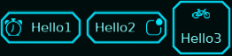 Demo Dlang change button layout