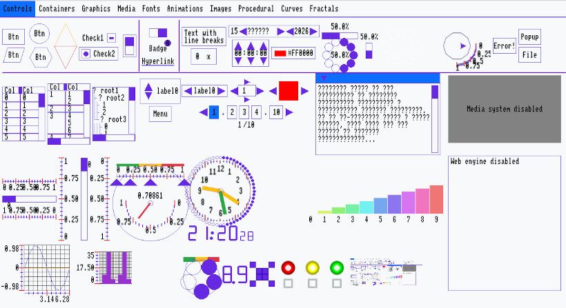 Demo Dlang GUI degradation